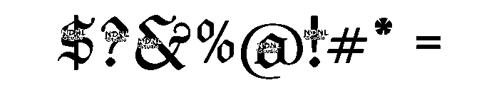 Bavides Demo Font OTHER CHARS