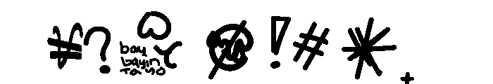 Baybayin BTB30 Font OTHER CHARS