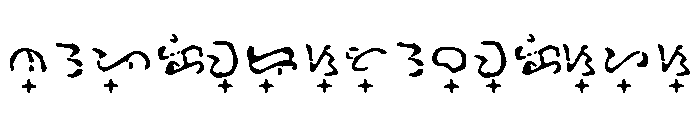 Baybayin Doctrina Regular Font LOWERCASE