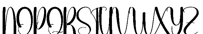 Bayfresh Font UPPERCASE