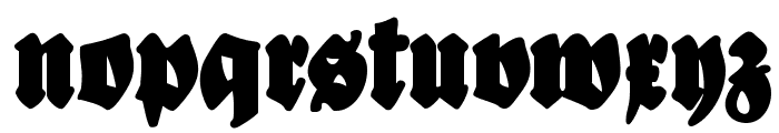 Bayreuther-BlaXXL Font LOWERCASE