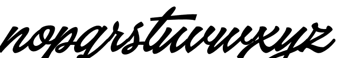 Baystar Script PERSONAL USE ONLY Bold PERSONAL USE ONLY Font LOWERCASE