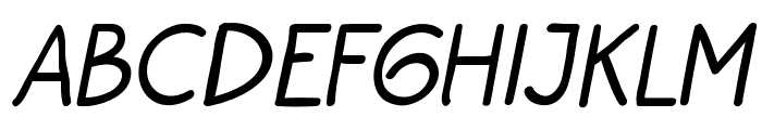 BayuPrahara2-Italic Font UPPERCASE
