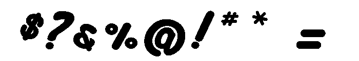 Bazarus_PersonalUseOnly Font OTHER CHARS