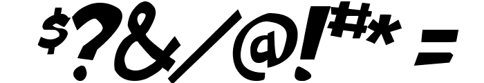 badonk-a-donk2 Italic Font OTHER CHARS