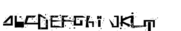 badsoul of shadik Font UPPERCASE