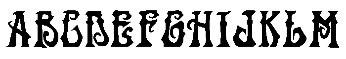 balekambang Regular Font UPPERCASE