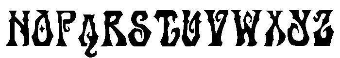 balekambang Regular Font UPPERCASE
