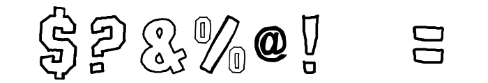 -banhart-hollow- Font OTHER CHARS