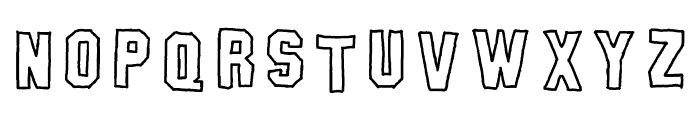 -banhart-hollow- Font UPPERCASE