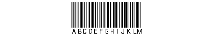 barcode font Font UPPERCASE