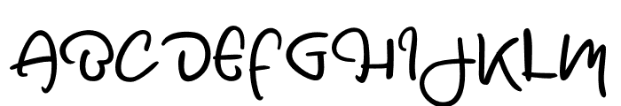 bawnee Font UPPERCASE