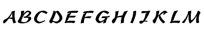 Baoli TC Regular Font UPPERCASE