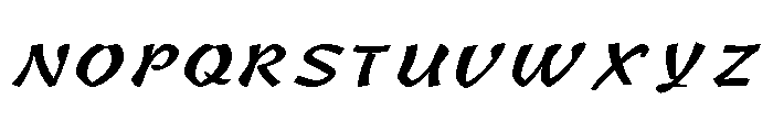Baoli TC Regular Font UPPERCASE