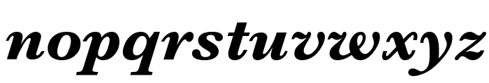 Baskerville Bold Italic Font LOWERCASE