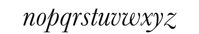 Baskerville Italic Font LOWERCASE