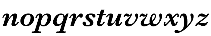 Baskerville SemiBold Italic Font LOWERCASE