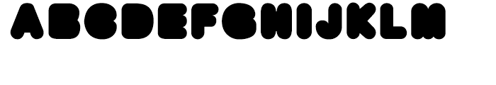 BAQ Rounded Font UPPERCASE