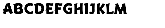 Badger ExtraBold Italic Font UPPERCASE