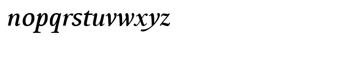 Bague Text Medium Italic Font LOWERCASE