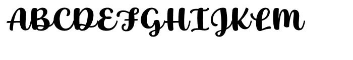 Baguet Script Bold Font UPPERCASE