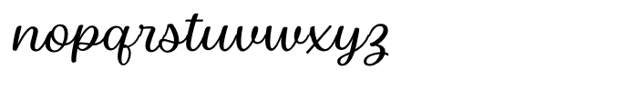 Baguet Script Thin italic Font LOWERCASE