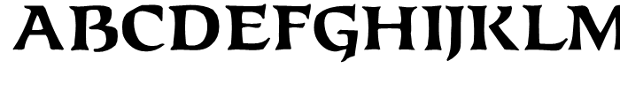 Baldur Regular Font UPPERCASE