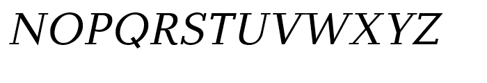 Baltica Italic Font UPPERCASE