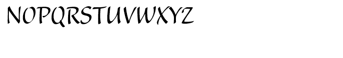 Balzano Regular Font UPPERCASE