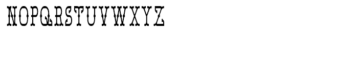 Bamberforth Condensed Regular Font LOWERCASE