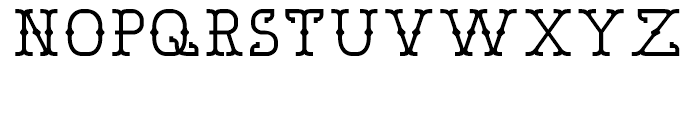 Bamberforth Regular Font UPPERCASE