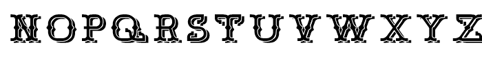 Bamberforth Shadowed Regular Font LOWERCASE