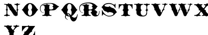 Barbary Coast Regular Font UPPERCASE