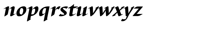 Barbedor Heavy Italic Font LOWERCASE
