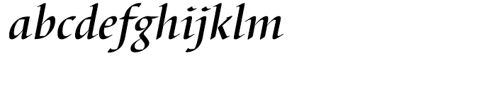 Barbedor Medium Italic Font LOWERCASE