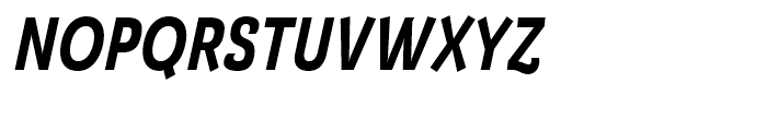 Barcis Condensed Bold Italic Font UPPERCASE
