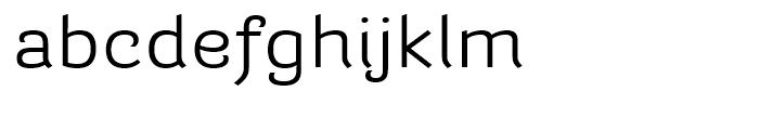 Barcis Expanded Regular Font LOWERCASE