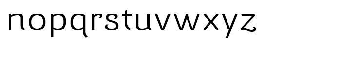 Barcis Expanded Regular Font LOWERCASE