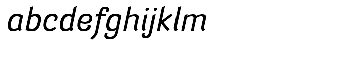 Barcis Normal Medium Italic Font LOWERCASE