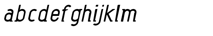 Barkpipe Medium Italic Font LOWERCASE