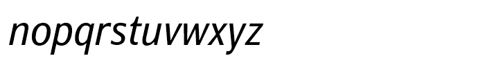 Barnaul Grotesk Italic Font LOWERCASE
