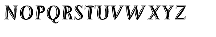 Barracuda Bold Relief Font UPPERCASE