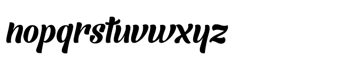 Barracuda Script Regular Font LOWERCASE