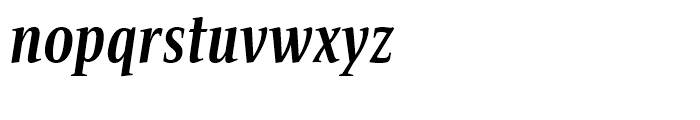 Bartholeme Extrabold Italic Font LOWERCASE