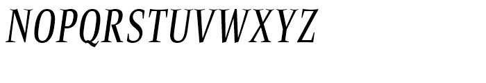 Bartholeme Italic Font UPPERCASE