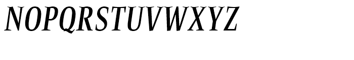 Bartholeme Medium Italic Font UPPERCASE