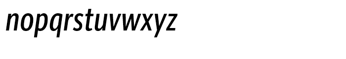 Bartholeme Sans Medium Italic Font LOWERCASE