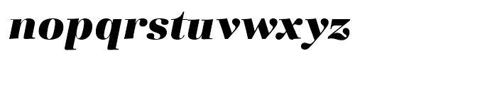 Basilia Black Italic Font LOWERCASE