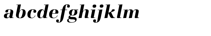Basilia Bold Italic Font LOWERCASE