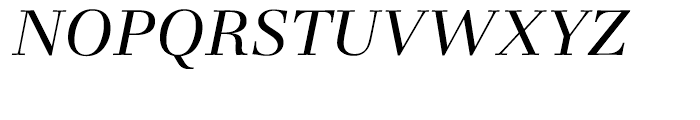 Basilia Italic Font UPPERCASE